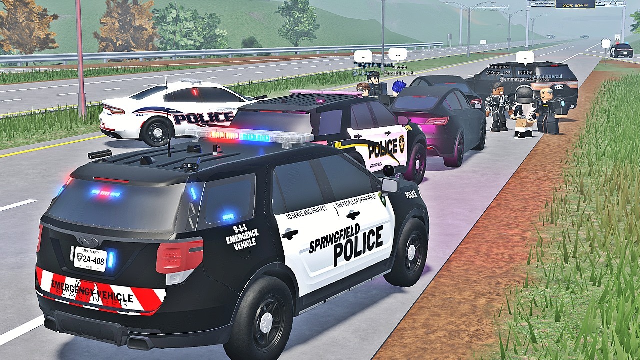 TRAFFIC POLICE PATROL GONE WRONG! (ERLC)