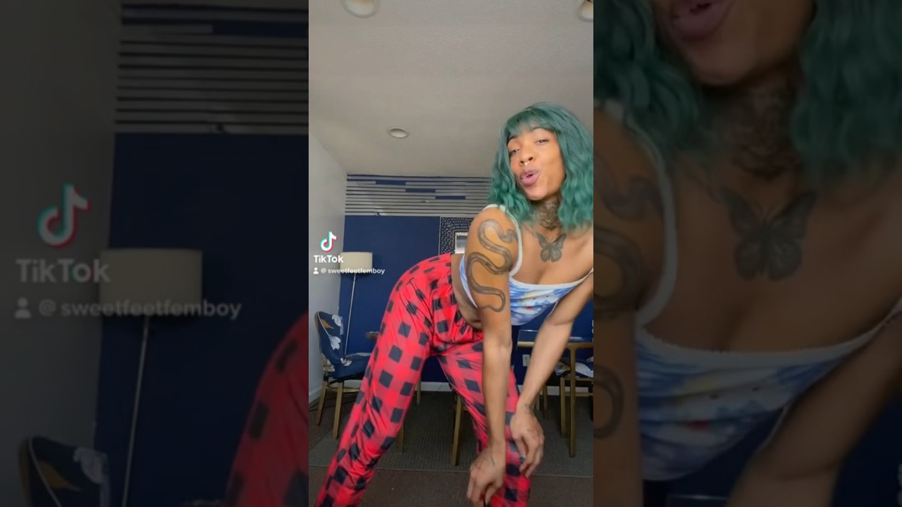 Trans shemale twerking #femboy #dancing #TikTok