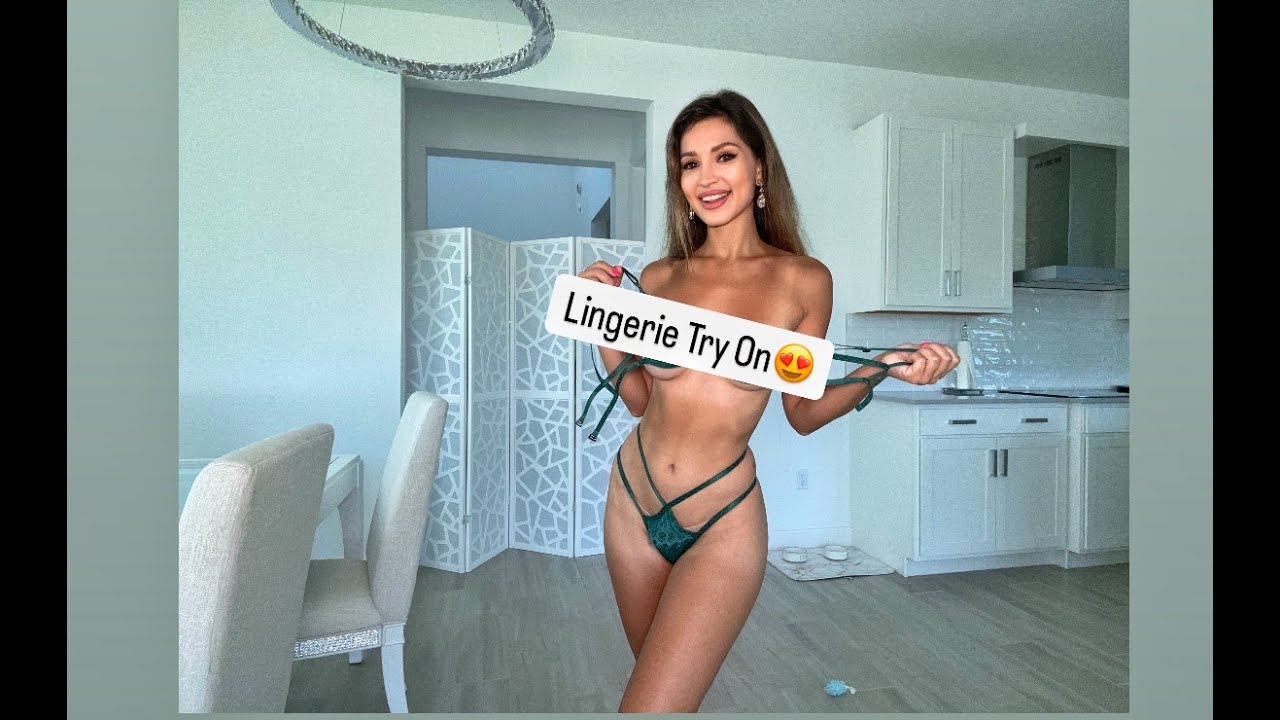 Transparent Lingerie Try On haul