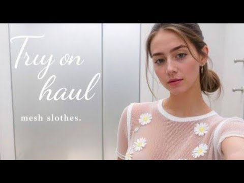 Transparent Try on haul || See through everything || Viral girl outfit