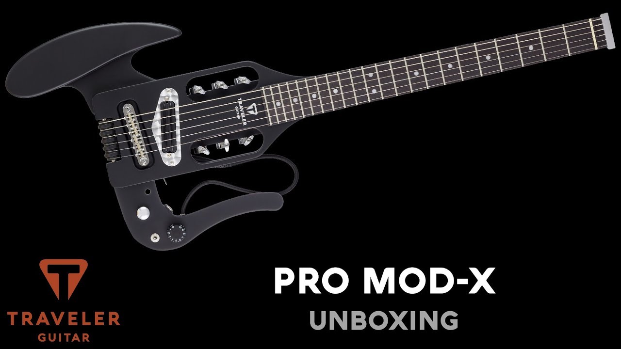 Traveler Guitar Pro-Series Mod-X Unboxing