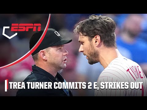 Trea Turner ejected after nightmare 5th inning | MLB on ESPN
