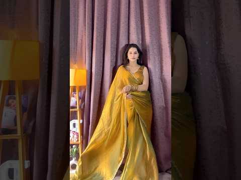Trending Saree Haul ✨ Viral Saree Under Budget 🦢 #sareehaul #shortsvideo