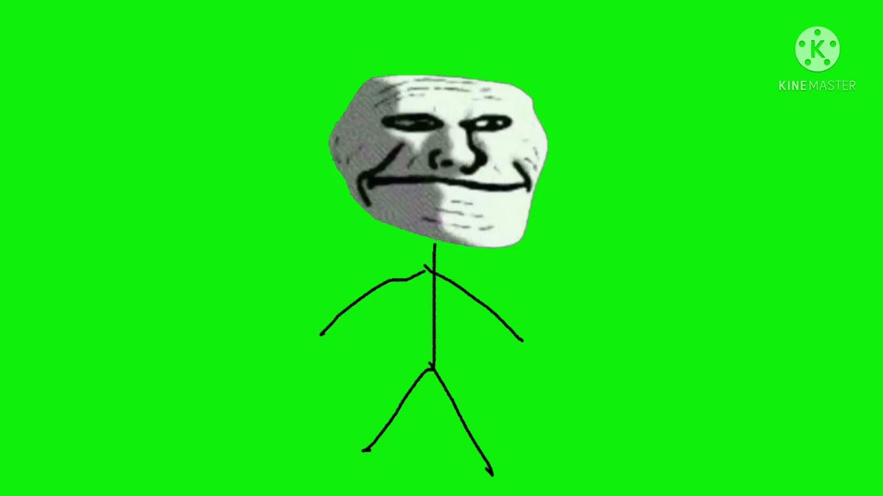 Trollge sad green screen
