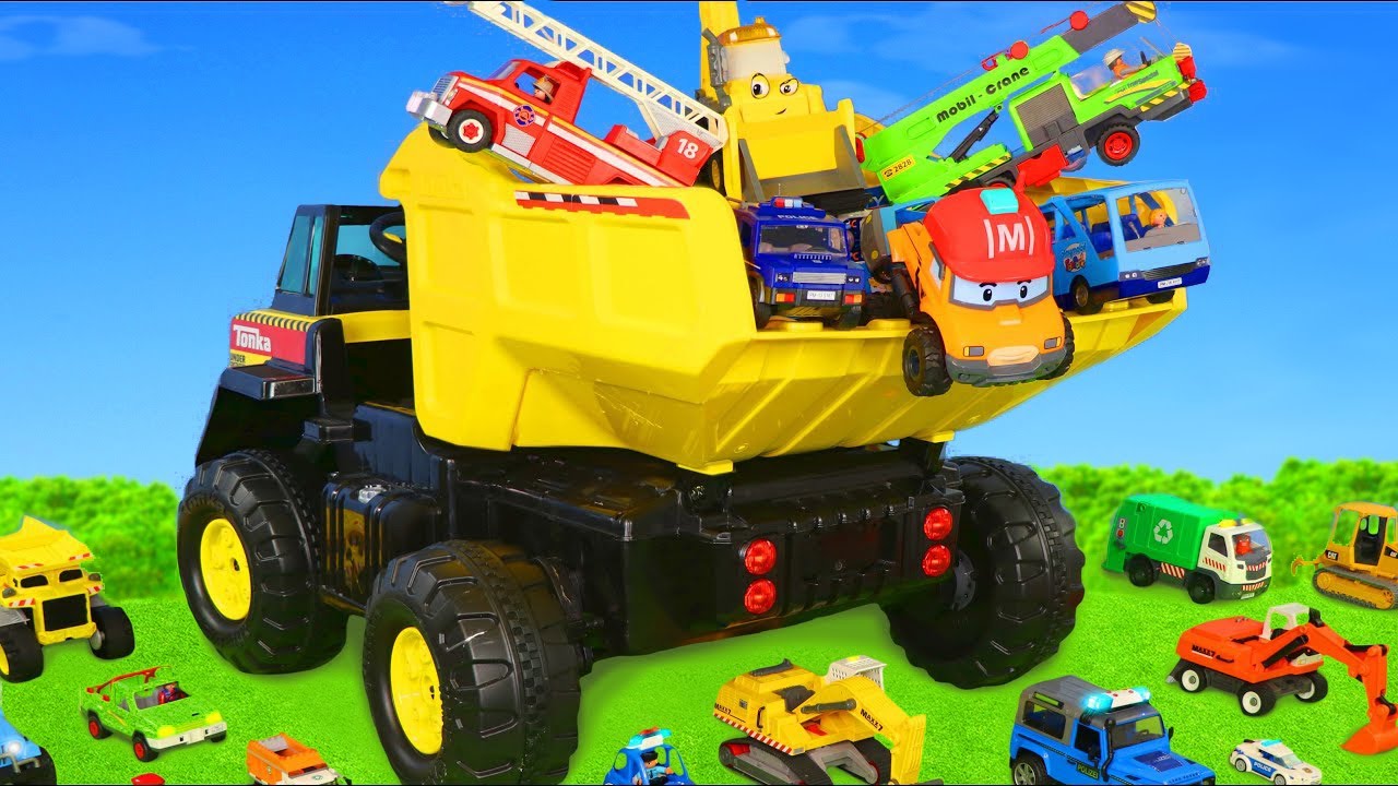 Truck loaded with various Toys for Kids