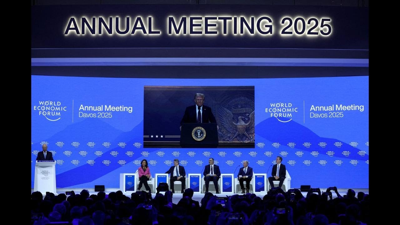 Trump addresses World Economic Forum in Davos remotely
