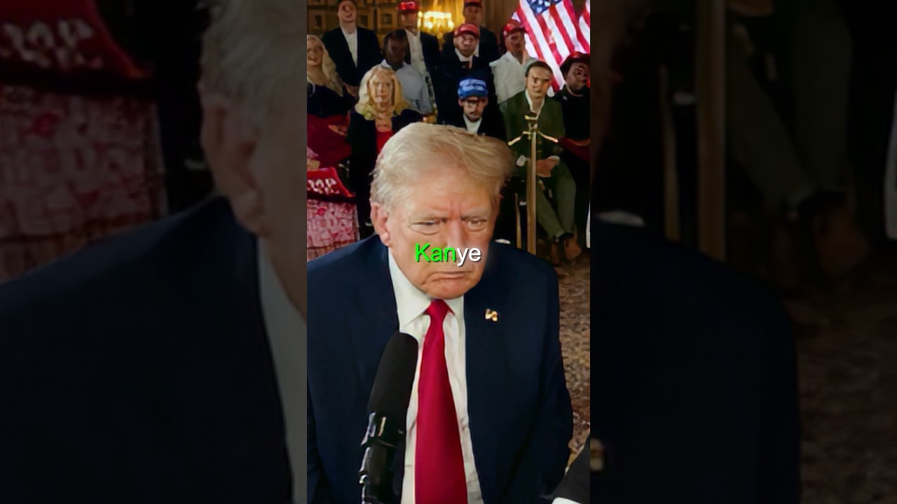 Trump says Kanye has a good heart 🥹❤️