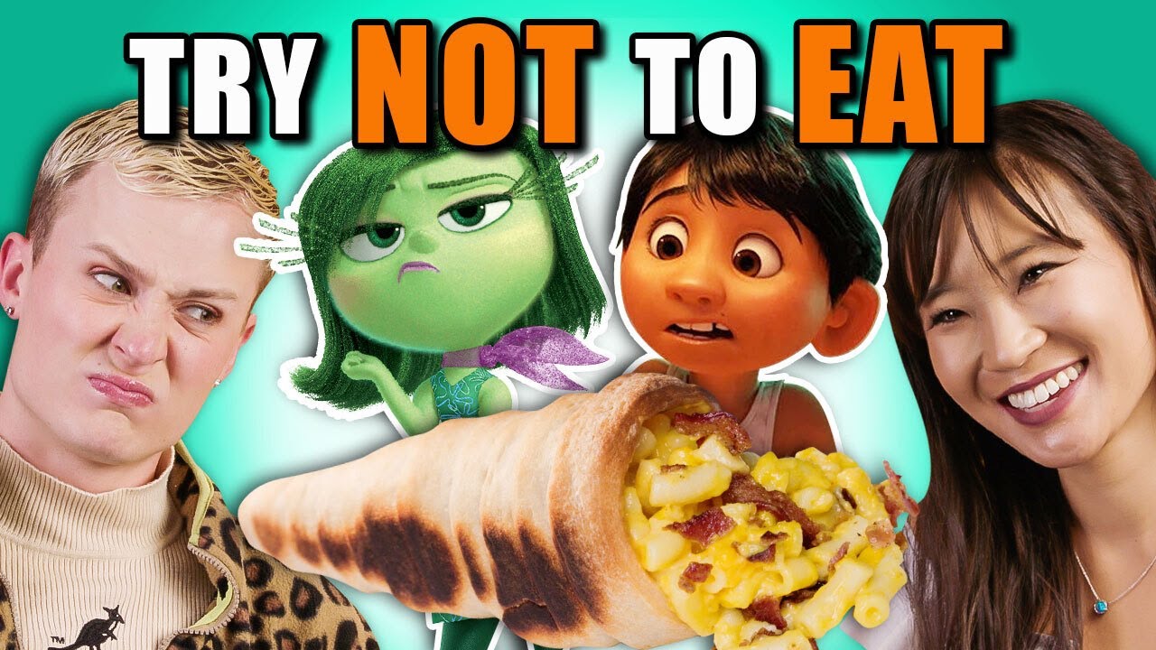 Try Not To Eat Challenge -  Pixar Foods | People vs. Food