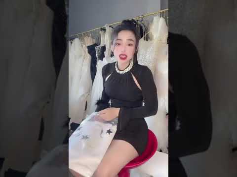 Try on haul & online shopping hot dress downblouse bigo live satin