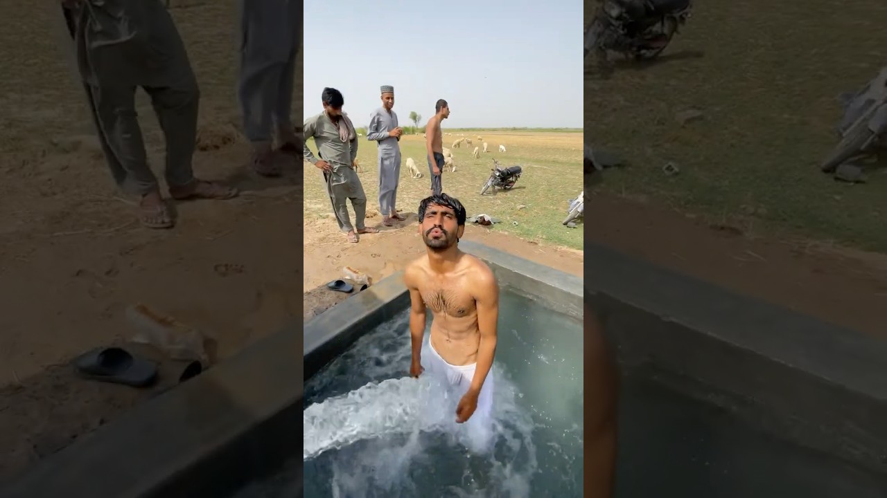Tubewell bathing for more +923058920230