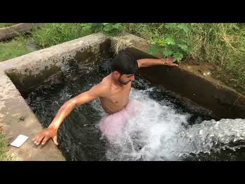 Tubewell swimming pool in village  +923420842073