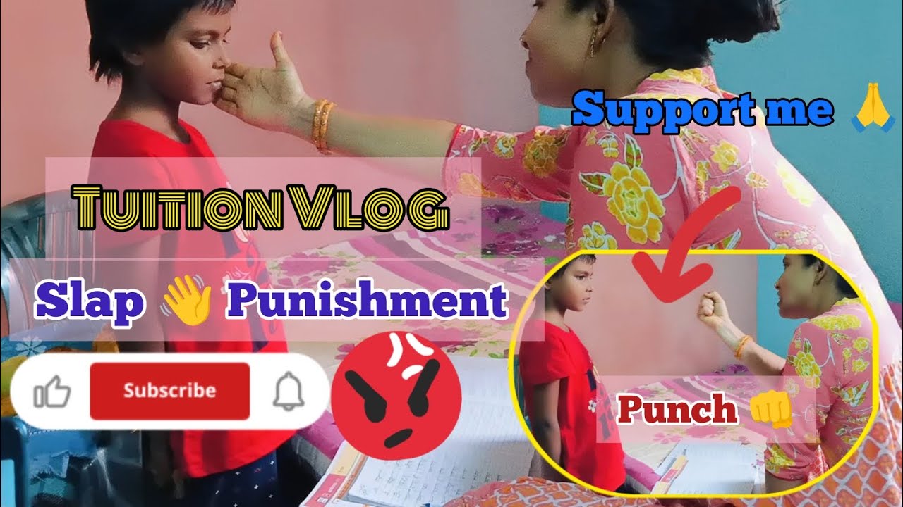 Tuition Vlog 😱| Slap 👋 Punishment 😡🤬 | #tuition