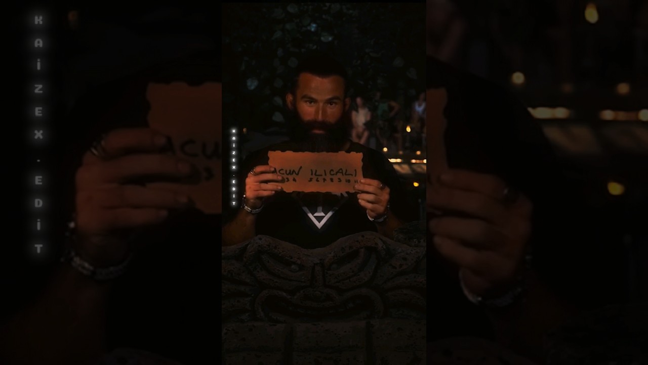 Turabi Acun'un ismini yazıyor #turabi #acun #survivor #survivorallstar