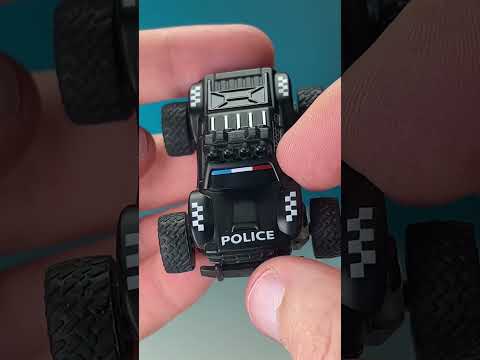 Turbo Racing 1:76 Police Proportional Speed & Steering RC Car #microrc #rc #minirc #modelcar #rccar