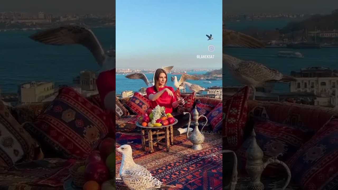 Turkish girl fun on camera