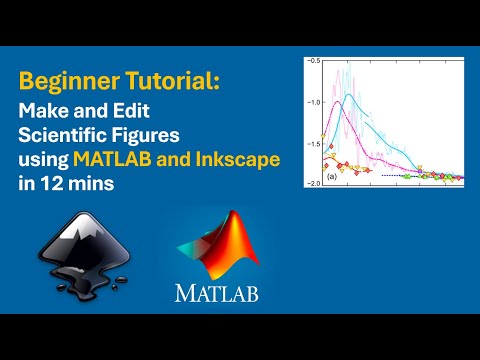 Tutorial: Make and edit scientific figures using MATLAB and Inkscape in 12 mins
