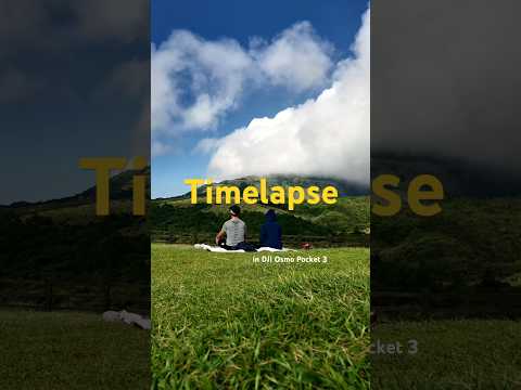 Tutorial on how to create epic timelapse with DJI Osmo Pocket 3 #tutorial #djiosmopocket3