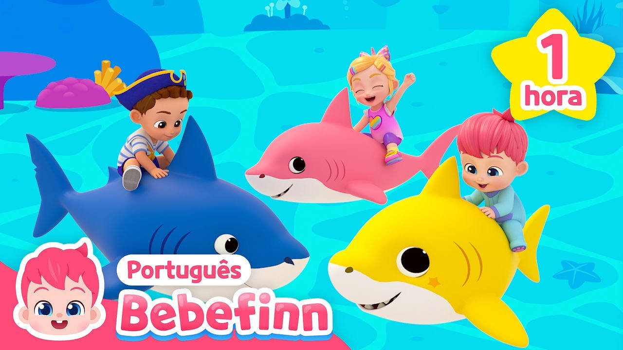 [TV] Música Bebê Tubarão🦈 Dança e Canta Juntos | +Completo | Bebefinn em Português -Canções Infantis