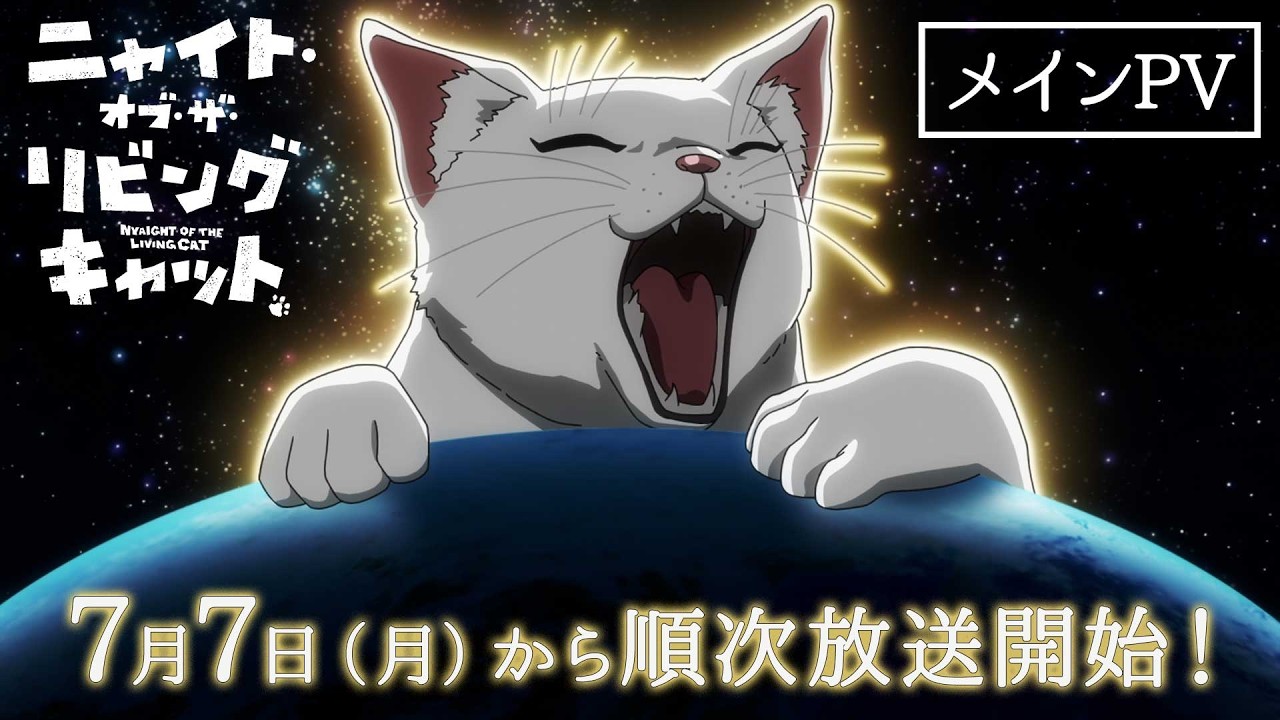 TVアニメ『ニャイト・オブ・ザ・リビングキャット』メインPV｜7月7日放送開始／7月6日先行配信開始