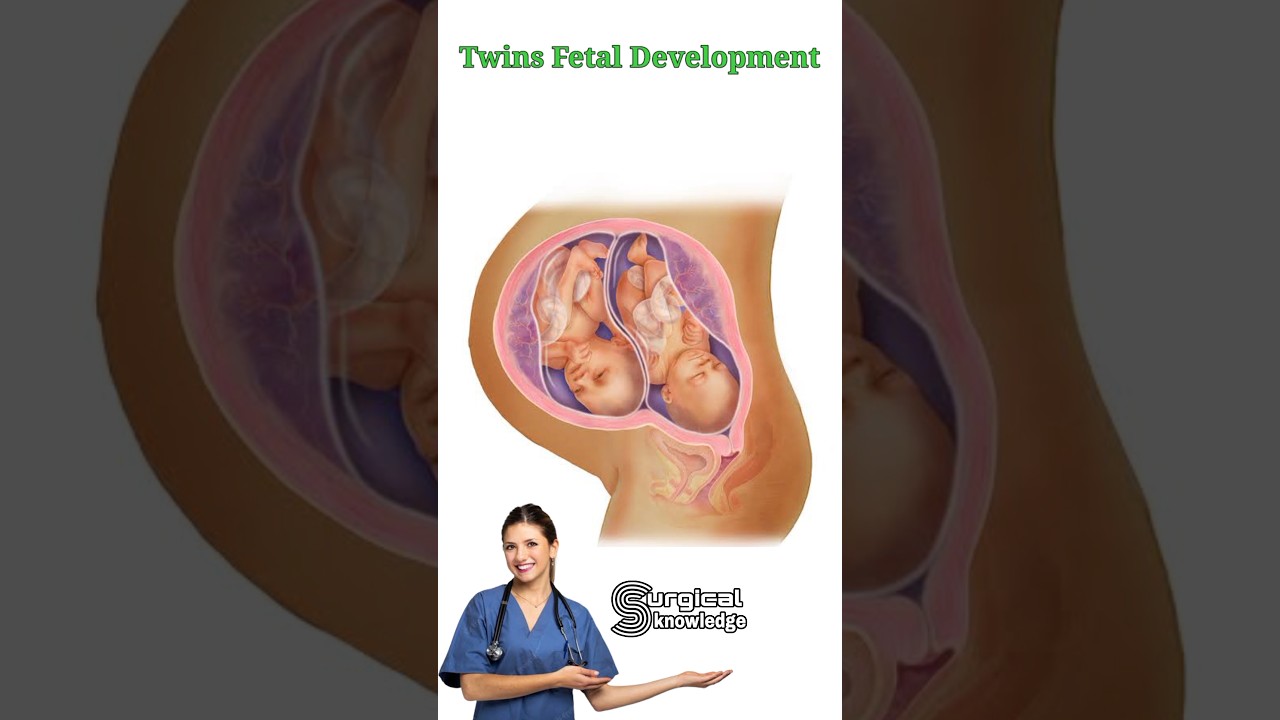 Twins Fetal Development #pregnancy #twinsbaby #pregnancycare