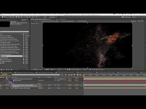 Twixtor, Particular and RE:Fill create a unique motion-based particle effect