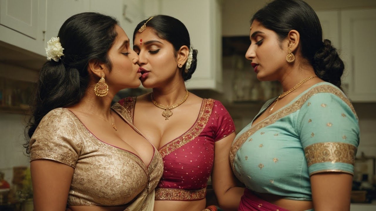 Two  Indian Woman pallavi and surekha to each other | Lesbians Kissing Video #love
