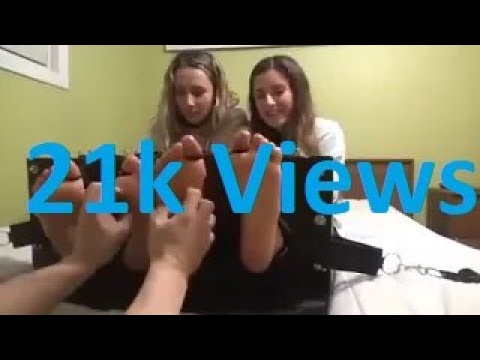 Two girlfriends getting feet tickle together. Feet tickling. ❤️ SUBSCRIBE THIS CHANNEL ❤️
