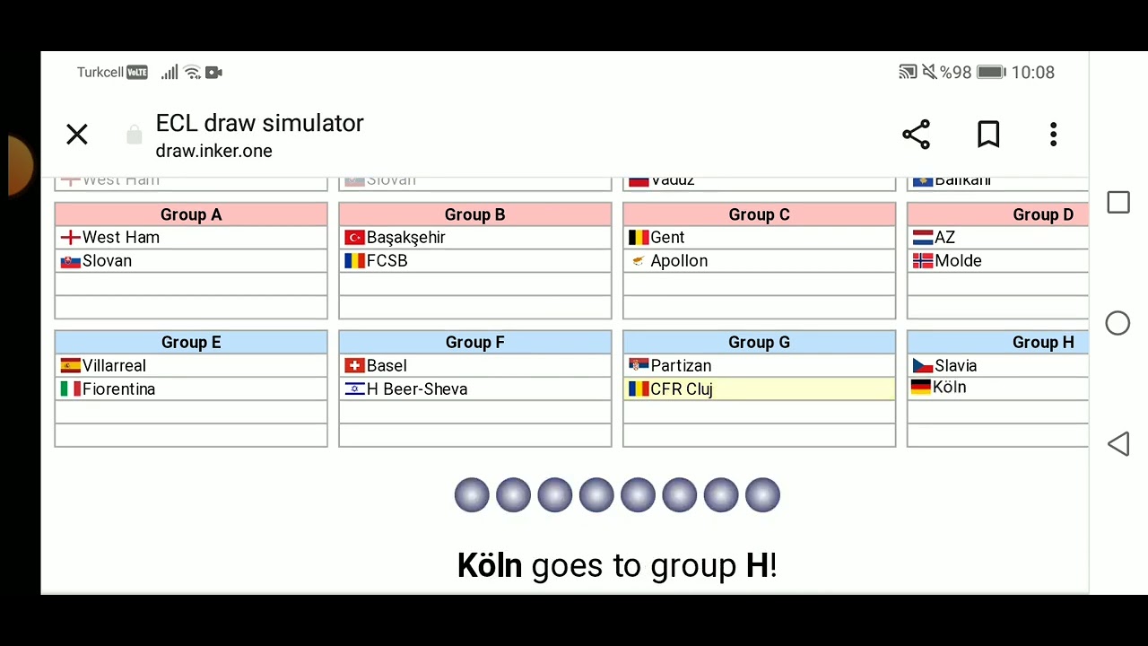 UEFA KONFERANS LİGİ KURA ÇEKİMİ - UEFA KONFERANS LİGİ