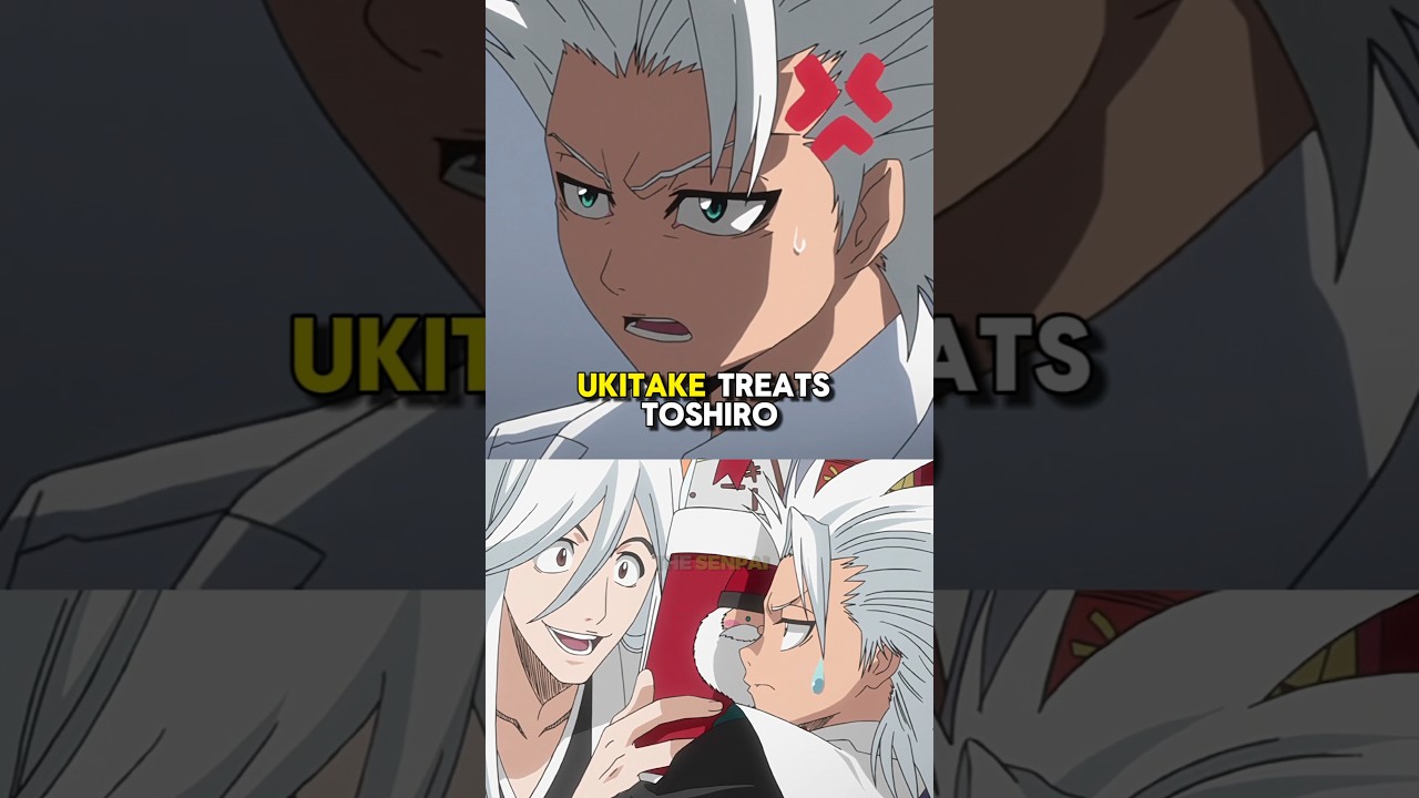 Ukitake treats Toshiro as a Child! #bleach #bleachanime #anime