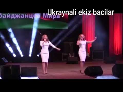 Ukraynalı əkiz bacılar-Badəm şərabla dolu.