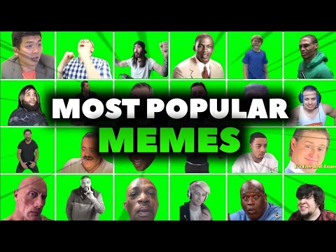 Ultimate Collection of 50 Green Screen Memes for Editors | No Copyright