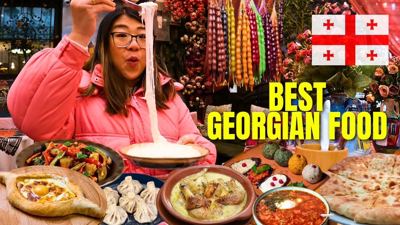 ULTIMATE Georgian Food tour (MUST TRY 10+ dishes in Georgia) 🇬🇪