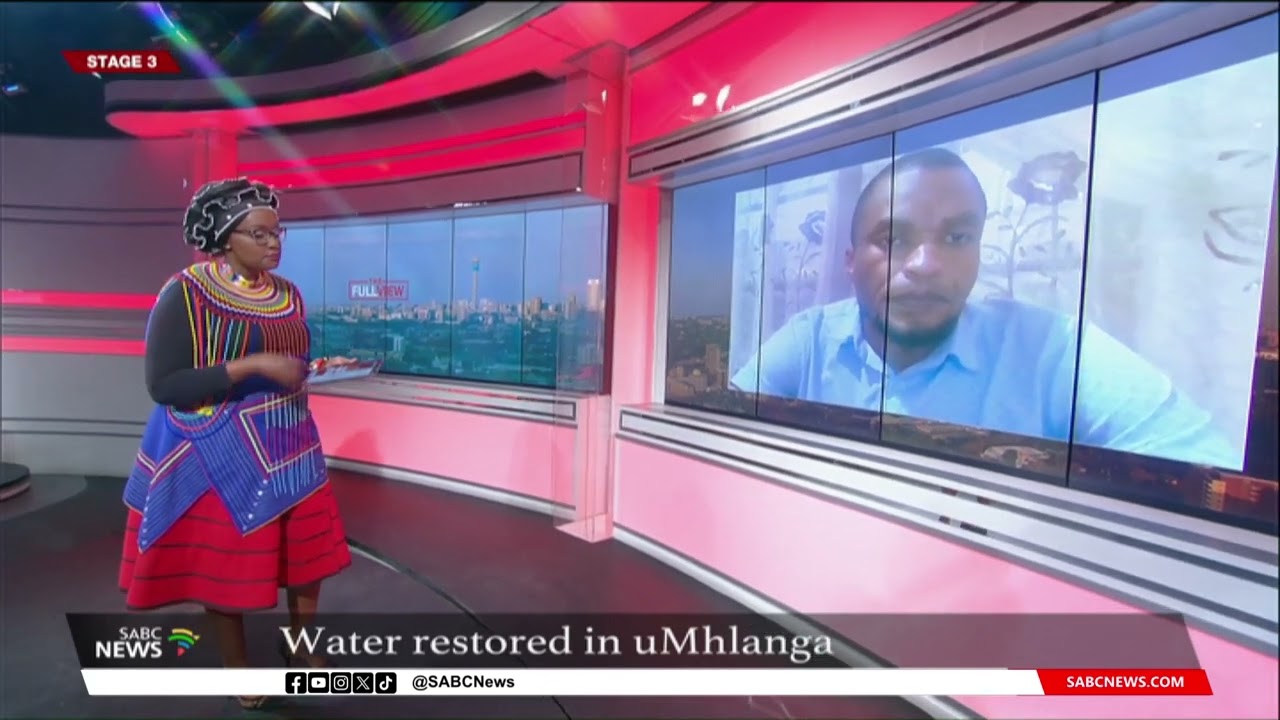 uMhlanga water supply restored: Jabulani Mayise