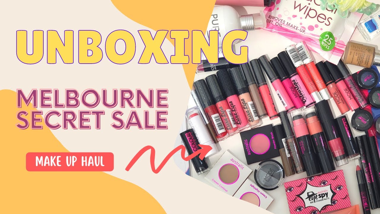 Unboxing - Makeup Haul: Melbourne Secret Sale (Australia)