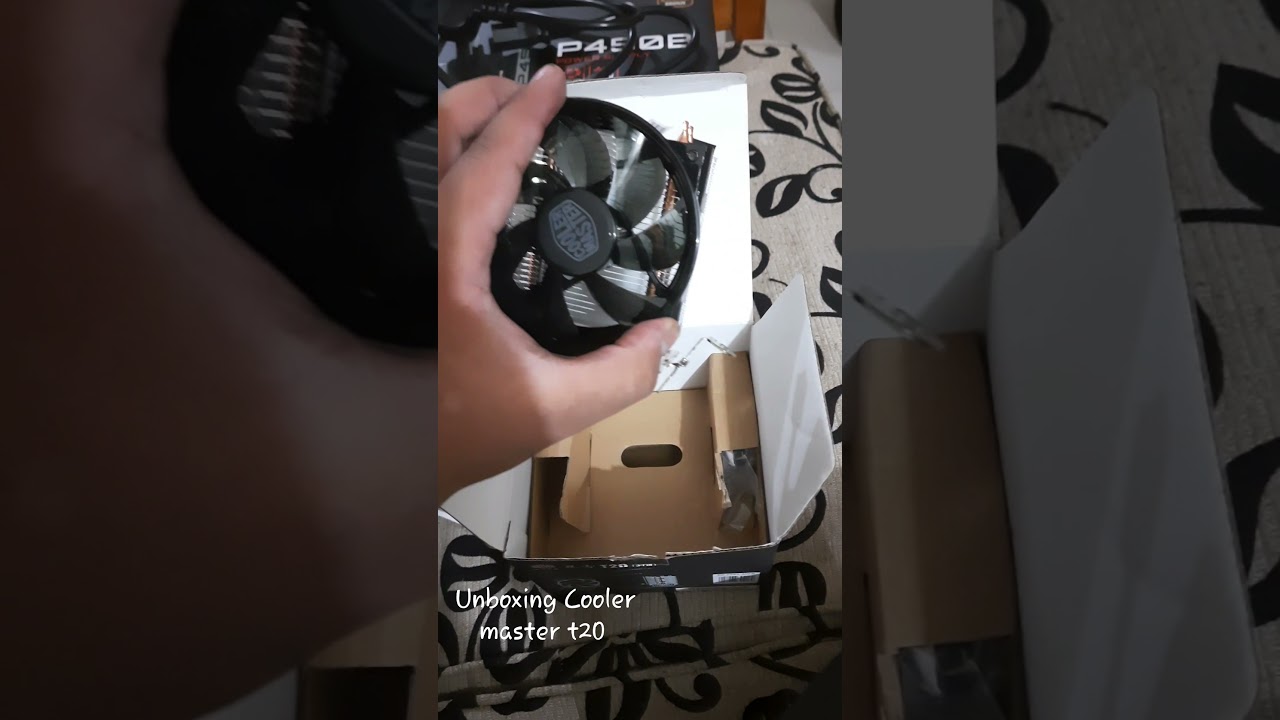 unboxing cooler master t20 #coolermaster cooler master hyper t20