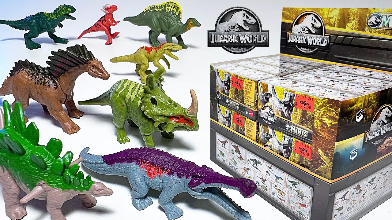 UNBOXING NEW 2023 MINI Toys! Jurassic World Blind Box Mini Dinosaurs!