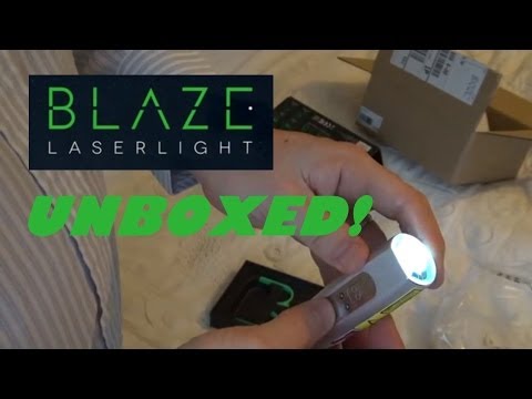 Unboxing the Blaze bicycle laserlight