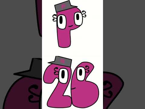 UNIFON Alphabet Lore but NUMBER LORE 1 - 39 #alphabetloreanimation #numberlore