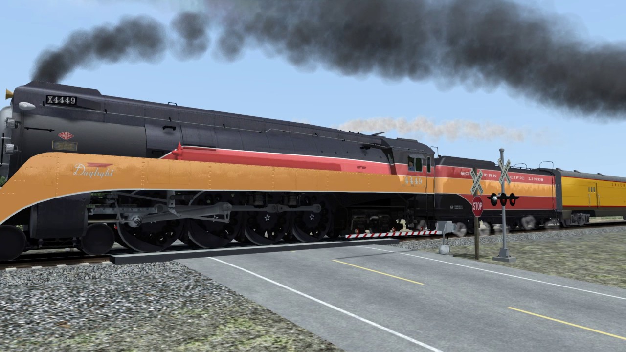 Union Pacific 844 Southern Pacific 4449