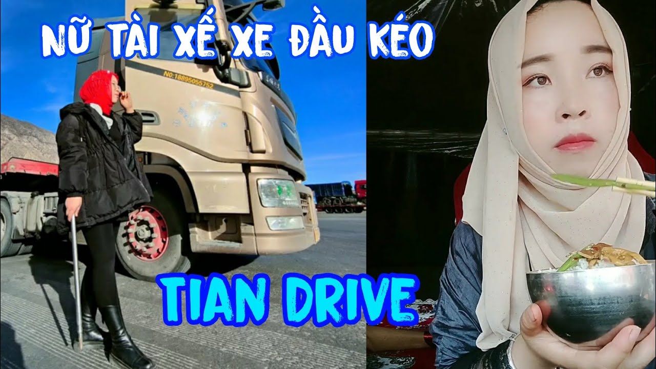Update beautiful female truck drivers Tian and Ping