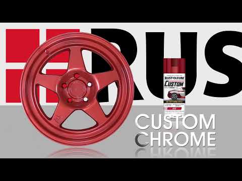 Update Rims With Custom Chrome Spray Paint