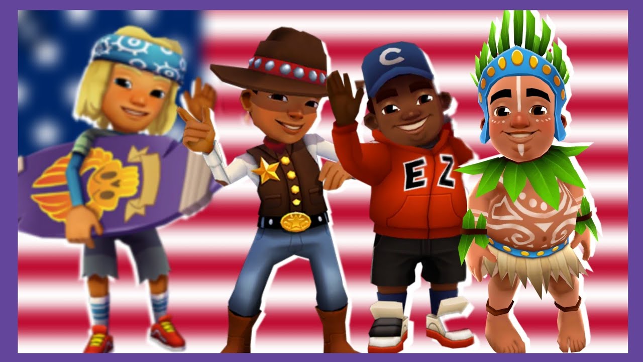 🇺🇸USA BOYS | Subway Surfers | Wayne , Izzy , Dylan and EZ🇺🇸