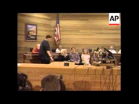 USA: OREGON: HIGH SCHOOL KILLER RECEIVES LIFE SENTENCE