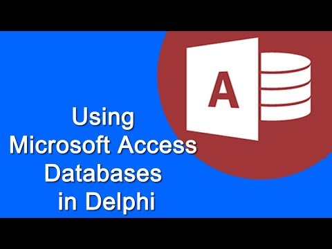 Using Microsoft Access Databases in Delphi xe6 (.mdb)