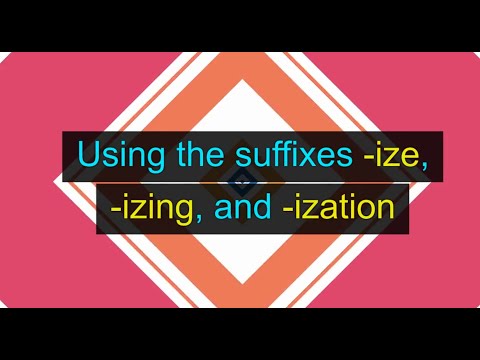 Using the Suffixes  