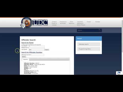 Utah Inmate Search