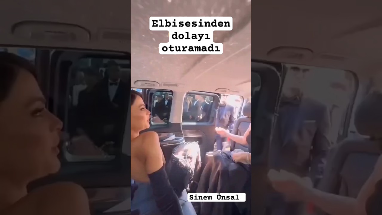 Uzak Şehir Alya,Sinem Ünsal Elbiseninden dolayı oturamadı
