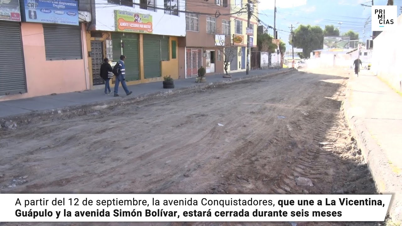 Vía a Guápulo estará cerrada durante seis meses, estas son las vías alternas