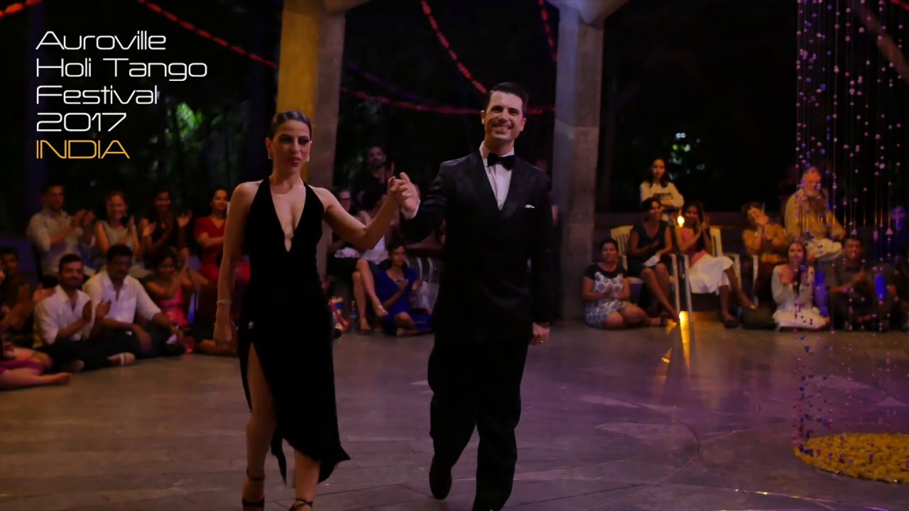 Vaggelis Hatzopoulos & Marianna Koutandou 1-3 @ S. 6th Auroville Holi Tango Festival '17 INDIA