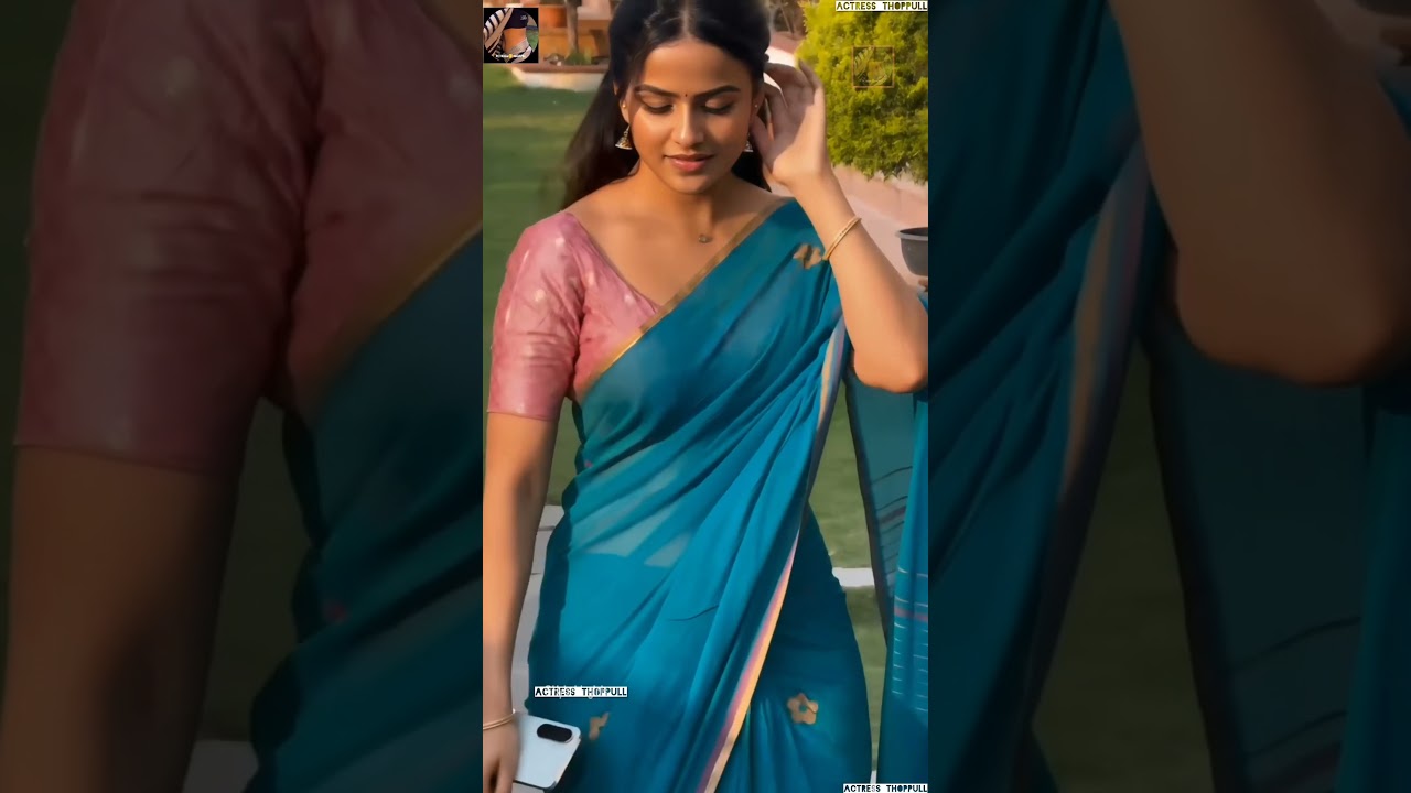 Vaishnavi actor saree navel video